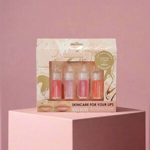 🩷MANNAKADAR🩷Kiss Bliss Lip Serum 4pc Set/NIB